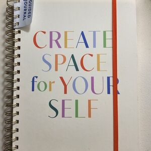 Colorful Spiral Notebook Guided Journal with Elastic Band